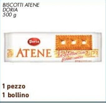 Conad BISCOTTI ATENE DORIA 500 g offerta