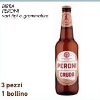 Conad BIRRA PERONI vari tipi e grammature offerta