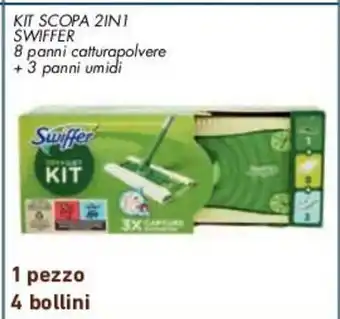 Conad KIT SCOPA 2IN1 SWIFFER offerta