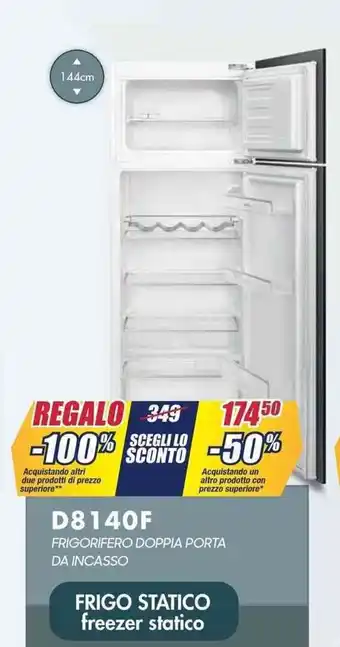 Trony FRIGORIFERO DOPPIA PORTA DA INCASSO offerta