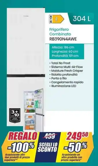 Trony Frigorifero Combinato RB390N4AWE offerta