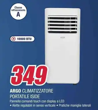 Trony ARGO CLIMATIZZATORE PORTATILE ISIDE offerta