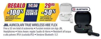 Trony JBL AURICOLARI TRUE WIRELESS VIBE FLEX offerta