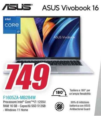 Trony ASUS Vivobook 16 offerta