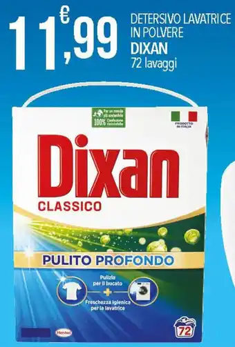 DETERSIVO LAVATRICE IN POLVERE DIXAN 72 lavaggi