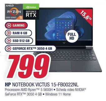 Trony HP NOTEBOOK VICTUS 15-FB0022NL offerta