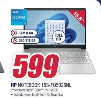 Trony HP NOTEBOOK 15S-FQ5025NL offerta