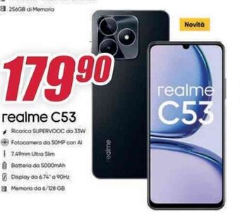 Trony realme C53 offerta