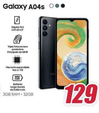 Trony Galaxy A04s offerta