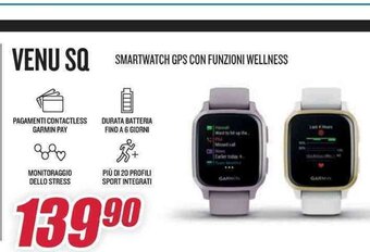 Trony VENU SQ SMARTWATCH GPS CON FUNZIONI WELLNESS offerta