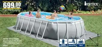 INTEX PISCINA OVALE PRISMA 503x274xH.122 CM