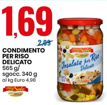 Eurospin CONDIMENTO PER RISO DELICATO 565 g/ sgocc. 340 g offerta