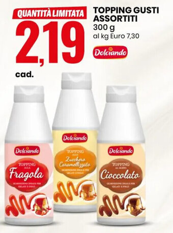 Eurospin TOPPING GUSTI ASSORTITI 300 g offerta