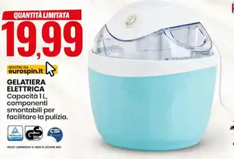 GELATIERA ELETTRICA Capacità 1L