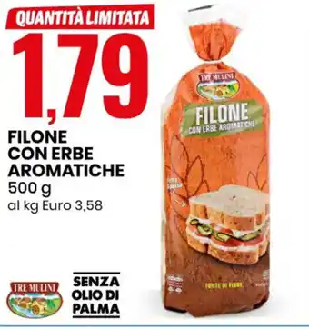 FILONE CON ERBE AROMATICHE 500 g