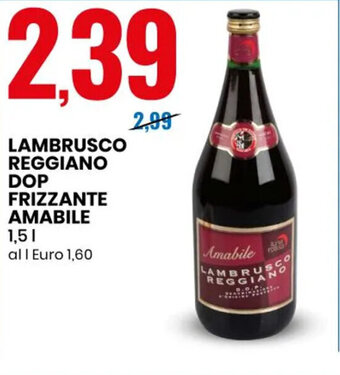 LAMBRUSCO REGGIANO DOP FRIZZANTE AMABILE 1,5 L