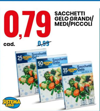 Eurospin SACCHETTI GELO GRANDI/ MEDI/PICCOLI offerta