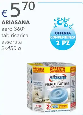 Acqua & Sapone ARIASANA aero 360° tab ricarica assortita 2x450 g offerta