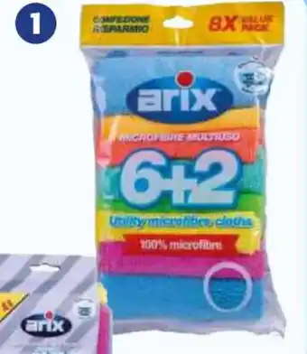Acqua & Sapone ARIX panno microfibra multipack 6+2 pz 30x30 cm offerta