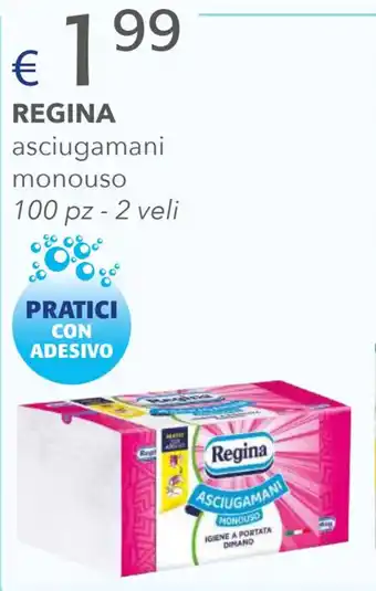 Acqua & Sapone REGINA asciugamani monouso 100 pz - 2 veli offerta
