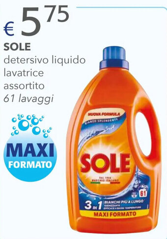 Acqua & Sapone SOLE detersivo liquido lavatrice assortito 61 lavaggi offerta