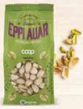 Coop PISTACCHI TOSTATI E SALATI EPPI AUAR COOP in guscio, 250 g offerta