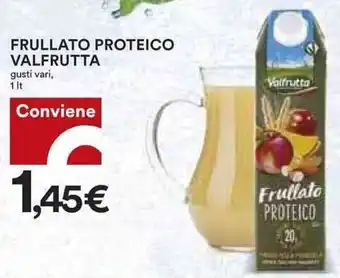 Coop FRULLATO PROTEICO VALFRUTTA gusti vari, 1 It offerta