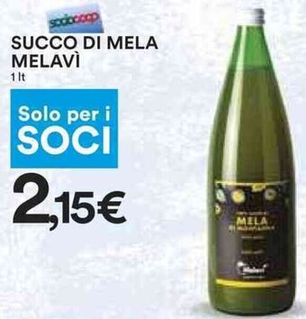 Coop SUCCO DI MELA MELAVÌ 1 lt offerta