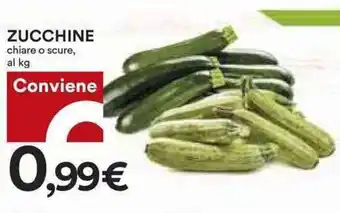 Coop ZUCCHINE chiare o scure, al kg offerta