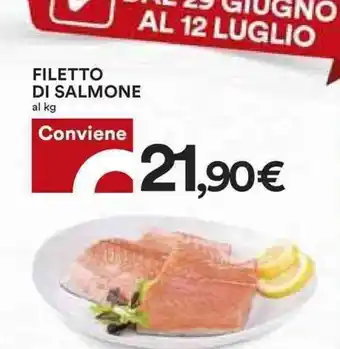 Coop FILETTO DI SALMONE offerta