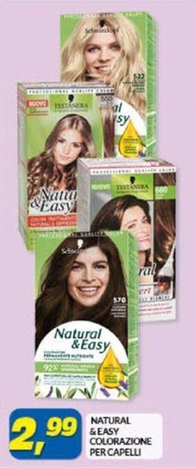 Risparmio Casa NATURAL & EASY COLORAZIONE PER CAPELLI offerta