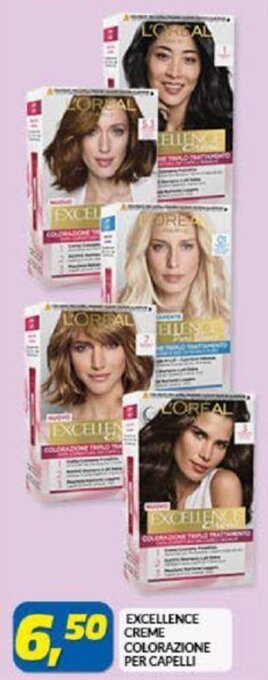 Risparmio Casa EXCELLENCE CREME COLORAZIONE PER CAPELLI offerta