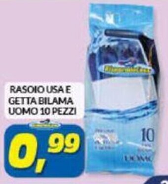 Risparmio Casa RASOIO USA E GETTA BILAMA UOMO 10 PEZZI offerta