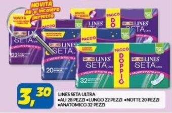 Risparmio Casa LINES SETA ULTRA ALI 28 PEZZI offerta