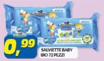Risparmio Casa SALVIETTE BABY BIO 72 PEZZI offerta