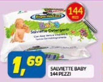 Risparmio Casa SALVIETTE BABY 144 PEZZI offerta