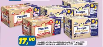 Risparmio Casa PAMPERS SOLE&LUNA MUTANDINO 78 PEZZI offerta