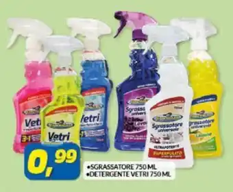 Risparmio Casa SGRASSATORE 750 ML DETERGENTE VETRI 750 ML offerta