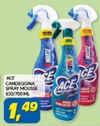 Risparmio Casa ACE CANDEGGINA SPRAY MOUSSE 650/700 ML offerta