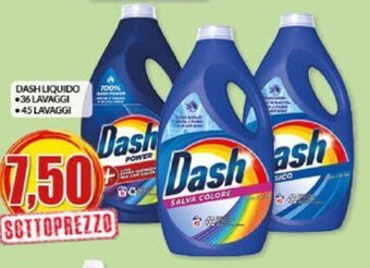 DASH LIQUIDO 36 LAVAGGI 45 LAVAGGI