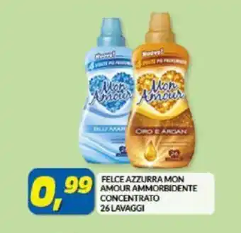 FELCE AZZURRA MON AMOUR AMMORBIDENTE CONCENTRATO 26 LAVAGGI