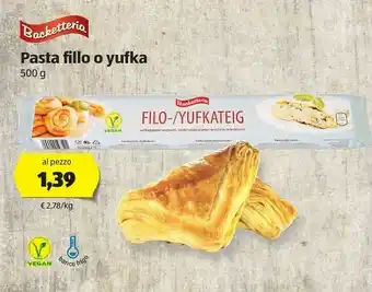 ALDI Backetteria Pasta Fillo offerta