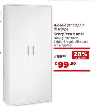 Bricocenter Scarpiera 2 Ante offerta