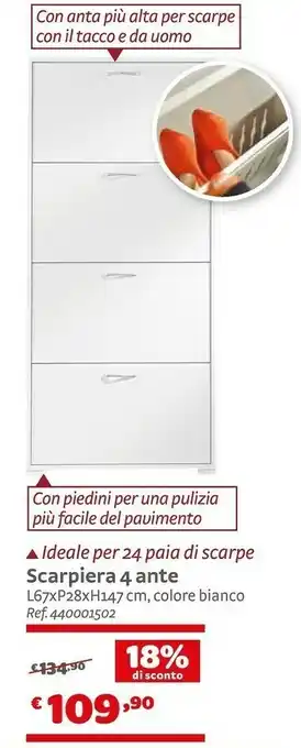 Bricocenter Scarpiera 4 Ante offerta
