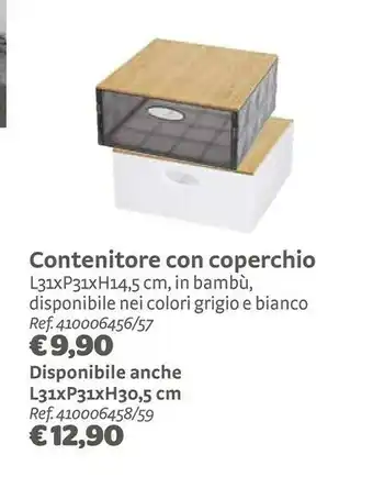 Contenitore Con Coperchio