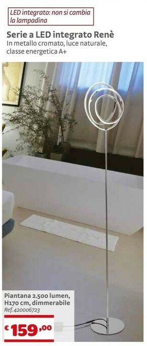 Bricocenter Piantana 2.500 Lumen offerta
