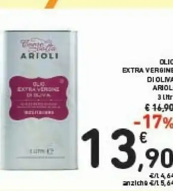 Conad Arioli Olio Extra Vergine Di Oliva 3000ml offerta