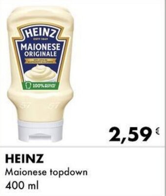 Iper Tosano HEINZ Maionese topdown 400 ml offerta