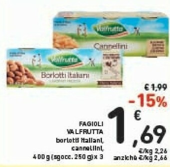 Conad Valfrutta Borlotti Italiani Lavorati Freschi offerta