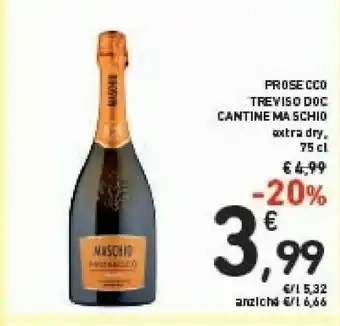 Conad Gatorade Cantine Maschio Processo Treviso DOC 750 Ml offerta